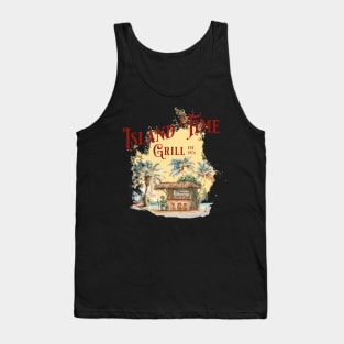 Island Time Grill Tank Top